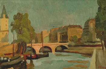 Vanessa Bell A Bridge, Paris, 1911