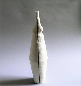 Tall sculptural porcelain bottle - £200