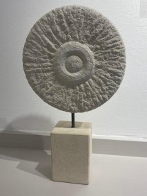 A Time of our Own, Portland Stone on base, h35cm x w19cm x d7cm - £800