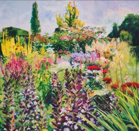 Great Dixter, August, 2023, oil on canvas, 36x32" - £9,500