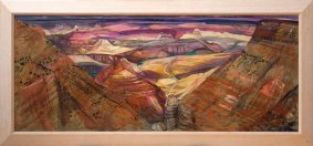 Snowclouds, Grand Canyon, circa 1980's, oil on panel - £6,000