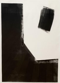 Balance, unique monotype, 74.5x101cm inc. frame - £825