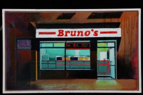 Bruno's, 2/50, limited edition print signed by the artist, framed - £295 NOW SOLD