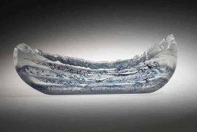 Trawlerman, printed, cast, cut and polished glass - £2,600