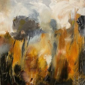 Hot Field, oil on canvas, 50x50cm unframed - £475 NOW SOLD