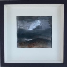 Lost Horizon 7, pastel on paper, 26x26cm inc. frame - £375