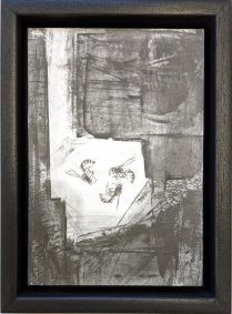 FP Minimus Fifty Seven, medium graphite with Renaissance finishing wax,14x19cm inc. frame - £125