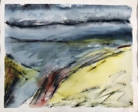 The Remedial Dream, St Nons. charcoal & watercolour - £575