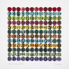 Multiplication #11, mixed media, 42x42cm inc. frame - £475