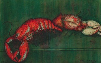 William de Belleroche Two Lobsters