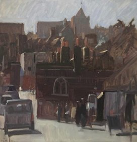 Rye Town from the Crossing, 54x54cm inc. frame  £925