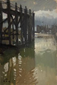 Rye Harbour, 2020, 24x34.5cm inc. frame - £475