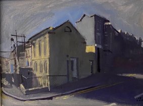 The Yellow HouseTop of the East Ascent, St. Leonards, 35.5x43cm inc. frame - £475