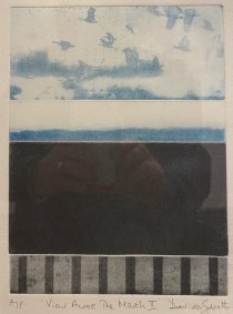 View Across The Marsh II, A/P, Hand Finished Etching, 34x39cm inc. frame - £198