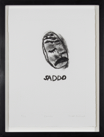 Saddo, 4/15, drypoint etching, 32x42cm inc. frame - £300
