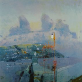 Waiting For The Ferry Fowey Harbour, edition of 75, 2009, Signed limited edition silk screen on handmade paper - £1,600