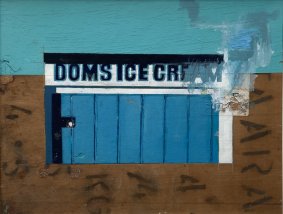Dom's Ice Cream, mixed media - £1.500