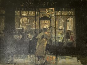 Odd Spot Café, oil on canvas, circa 1940’s - £2,000 NOW SOLD
