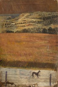 Egerton View with Whippet, oil on canvas - £4,000 NOW SOLD