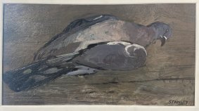 Pigeon, circa 1960's, oil on board - £2,700