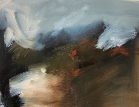 Gwynt (wind), oil on canvas paper - £675