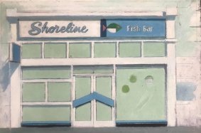Shoreline, limited edition print, framed - £175