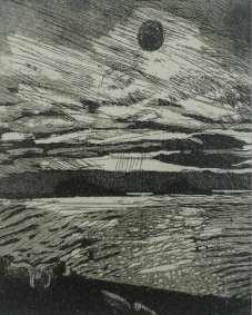 Sea Series, III, etching with silver leaf, 12/20, 2004 - £375