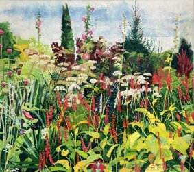Great Dixter in August, oil on canvas - £3,900